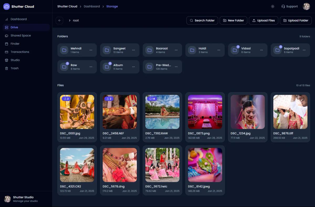 Shutter Drive Interface